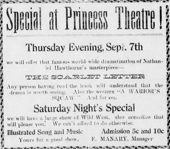 Princess Theatre - 07 Sep 1911 (newer photo)